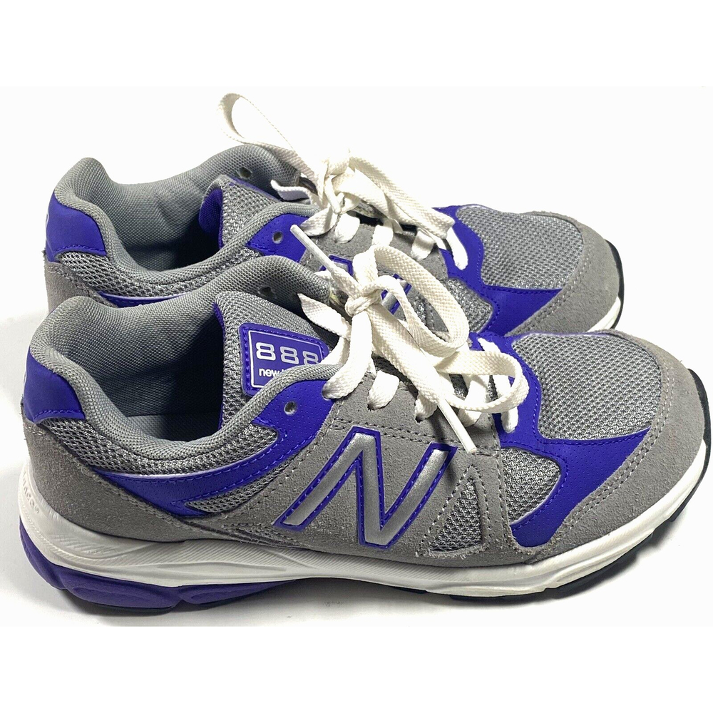 New Balance Girls/ Boys 888 Gray And Purple Running Shoes/ Sneakers-Size 4Wide